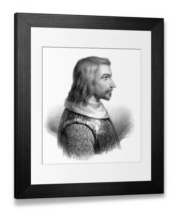 Framed Print : John II, Jean II, Johann II. 1319-1364 Framed Print : John II, Jean II, Johann II. 1319-1364