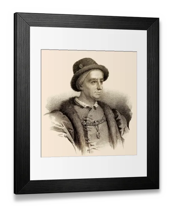 Framed Print : Louis XI, Ludwig XI. 1423-1483