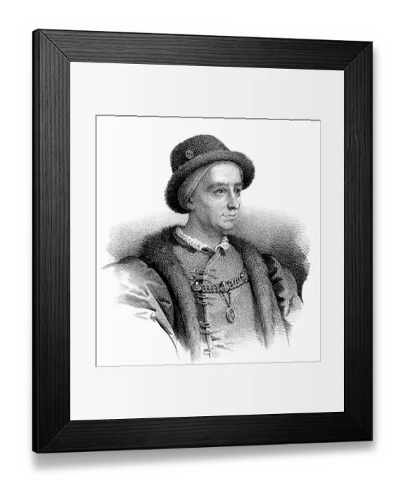 Framed Print : Louis XI, Ludwig XI. 1423-1483 Framed Print : Louis XI, Ludwig XI. 1423-1483