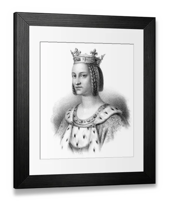 Framed Print : Charlotte of Savoy, Charlotte de Savoie Framed Print : Charlotte of Savoy, Charlotte de Savoie