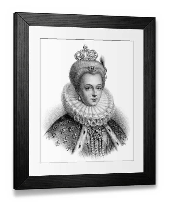 Framed Print : Louise of Lorraine, Louise de Lorraine
