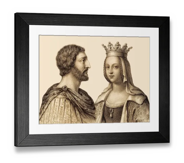 Framed Print : Charlemagne, Charles the Great or Carolus Magnus
