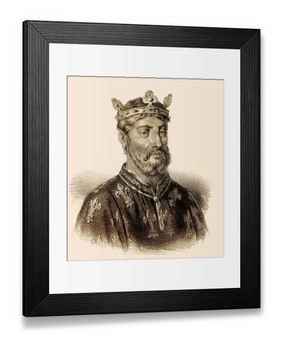 Framed Print : Louis IV, c. 920-954, called d'Outremer or Transmarinus Framed Print : Louis IV, c. 920-954, called d'Outremer or Transmarinus