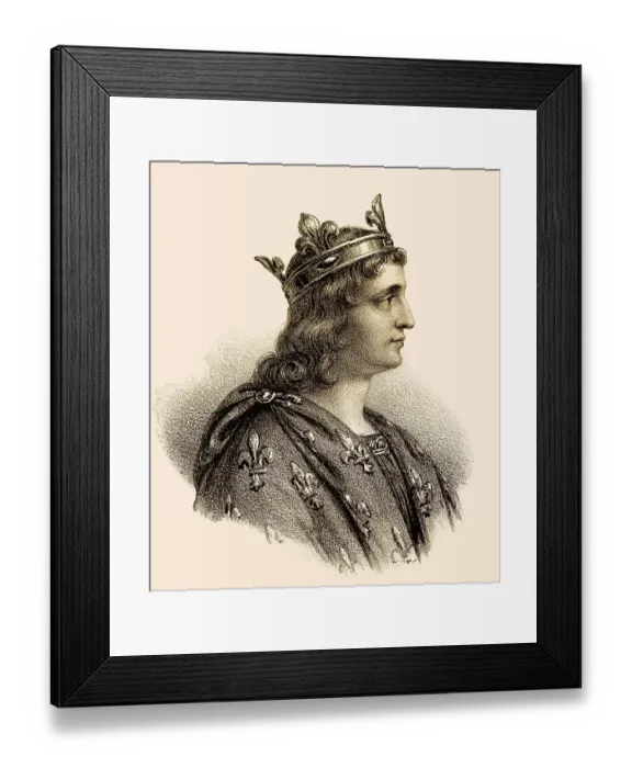 Framed Print : Louis V, called The Lazy, c. 966 / 67-987