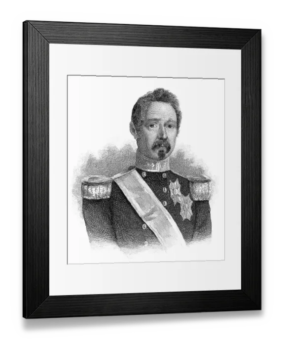 Framed Print : Ramon Maria Na, 1800-1868, Duke of Valencia