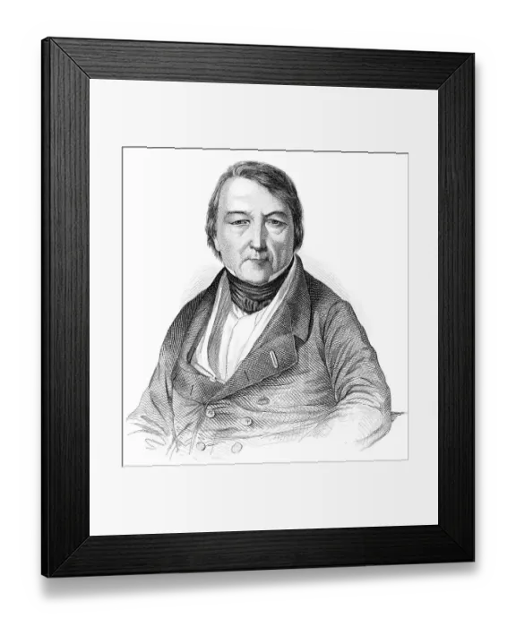 Framed Print : Jacques Marquet de Montbreton, baron de Norvins