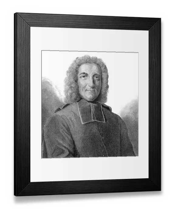 Framed Print : Nicolas Gedoyn, 1677-1744, French clergyman