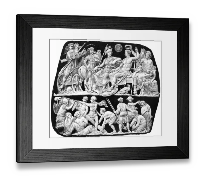 Framed Print : The Gemma Augustea, 1st century AD Framed Print : The Gemma Augustea, 1st century AD