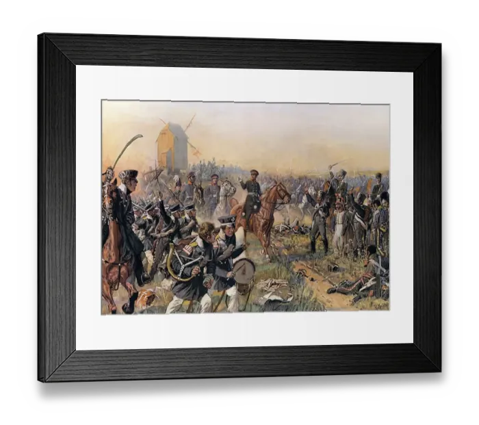 Framed Print : Greetings to General von Buelow by his troops