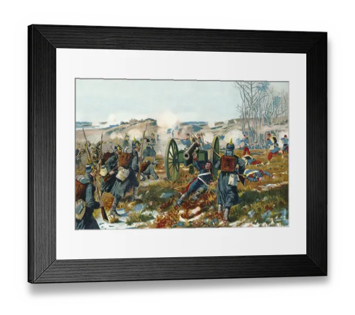 Framed Print : Battle of Villiers or Villiers-Champigny