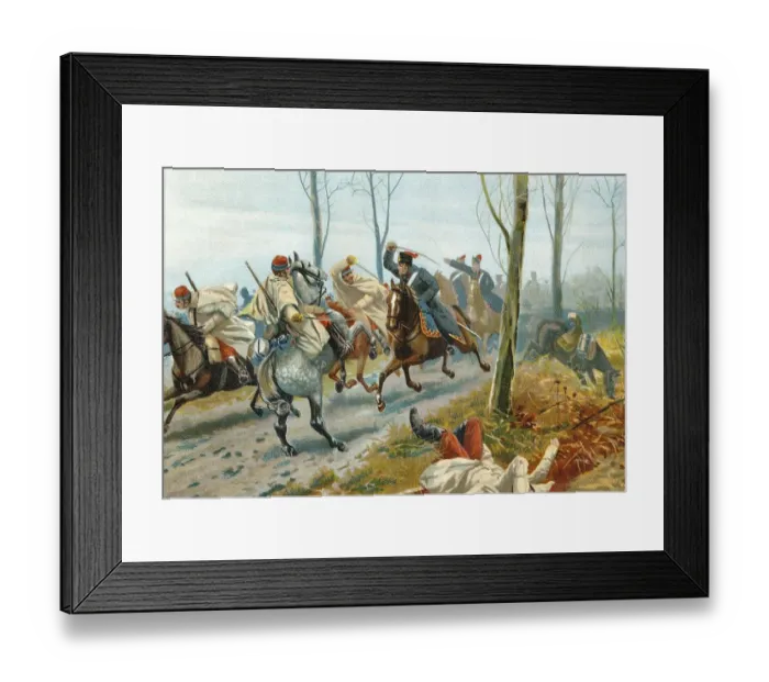 Framed Print : Battle of Saint-Quentin on 19 January 1871 Framed Print : Battle of Saint-Quentin on 19 January 1871