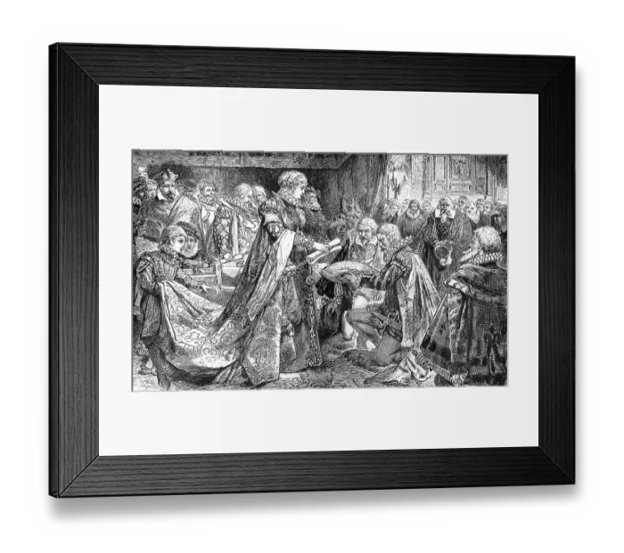 Framed Print : The petition against inquisitation