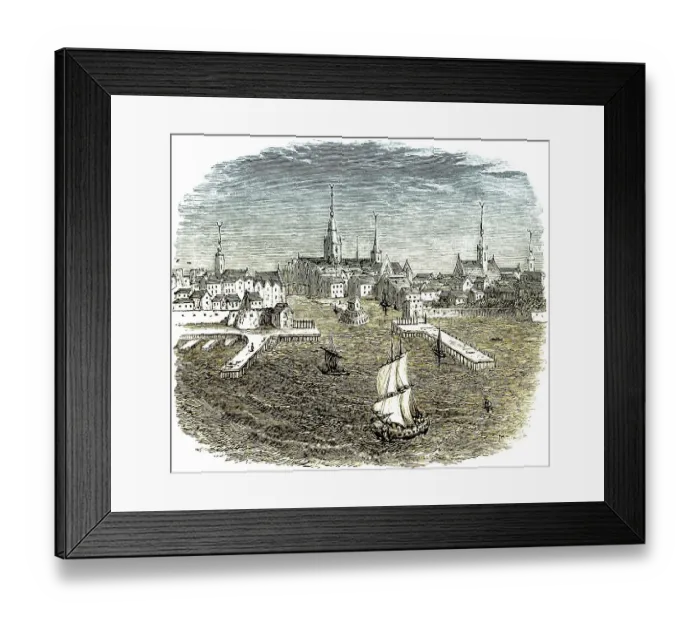 Framed Print : Historical cityscape of Vlissingen Framed Print : Historical cityscape of Vlissingen