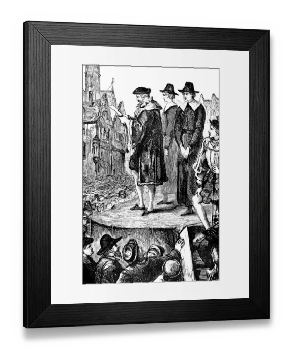 Framed Print : The Pacification of Ghent, signed on 8 November 1576