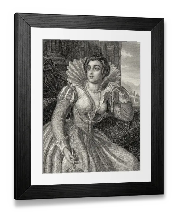 Framed Print : Julia, Countess and imperial dowager