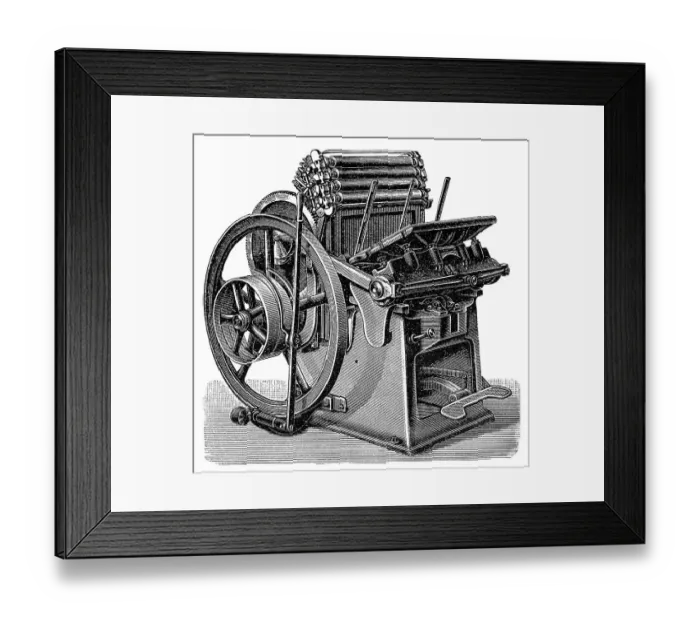 Framed Print : Historical illustration, 19th Century Framed Print : Historical illustration, 19th Century