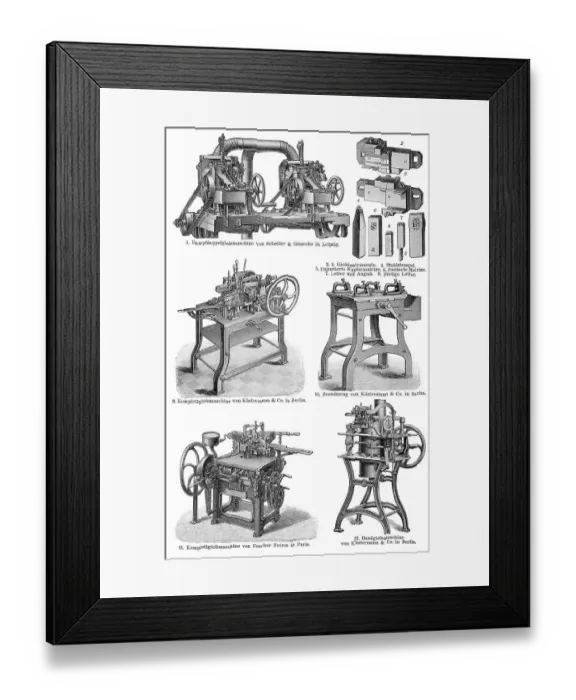 Framed Print : Historical illustration, 19th Century
