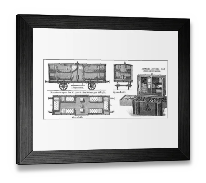 Framed Print : Historical illustration, 19th Century