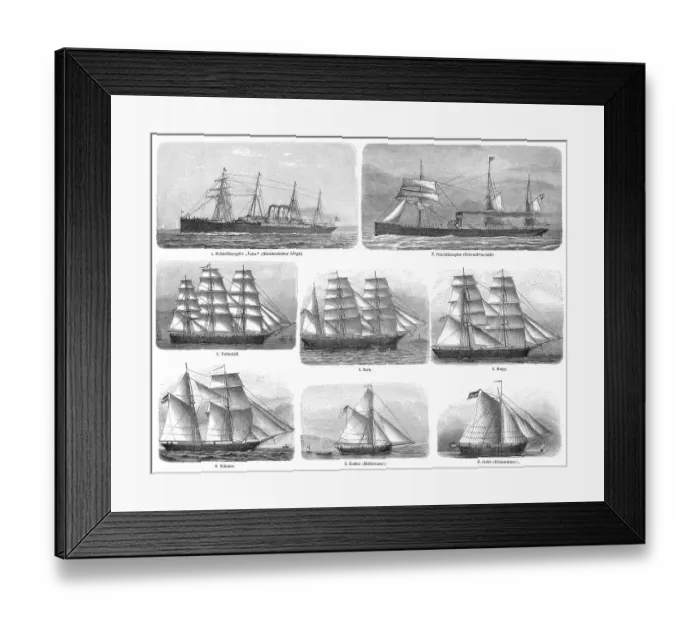 Framed Print : Historical illustration, 19th Century Framed Print : Historical illustration, 19th Century