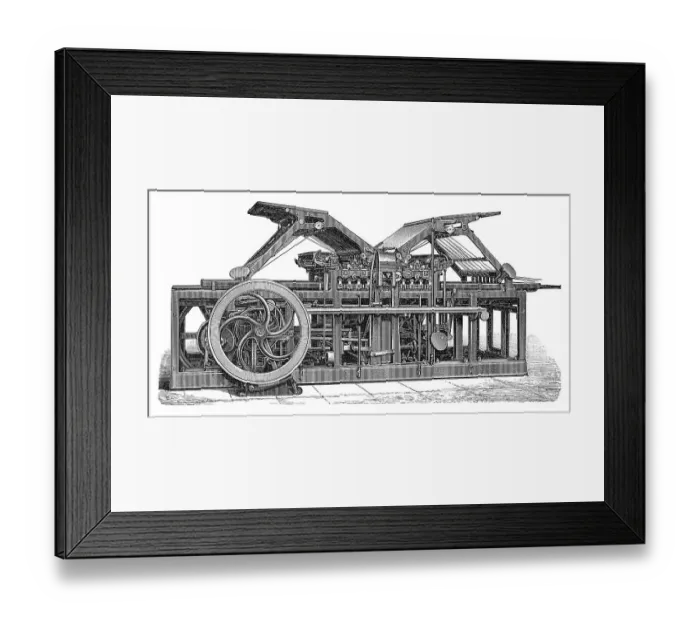 Framed Print : Historical illustration, 19th Century Framed Print : Historical illustration, 19th Century