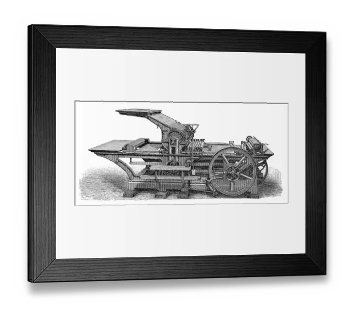 Framed Print : Historical illustration, 19th Century Framed Print : Historical illustration, 19th Century