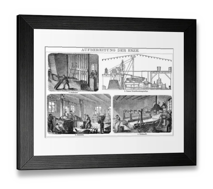 Framed Print : Historic illustration, 19th century