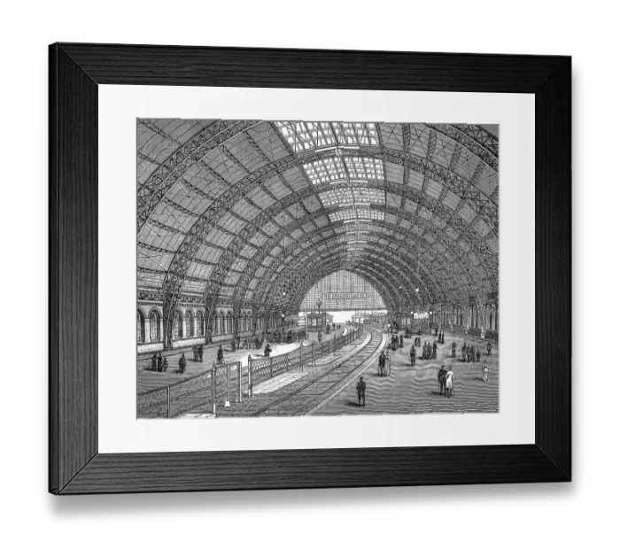 Framed Print : Historic illustration, 19th century Framed Print : Historic illustration, 19th century