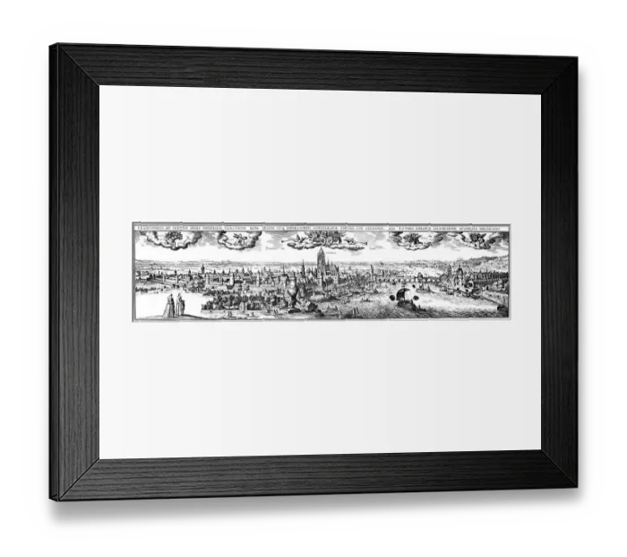 Framed Print : Historical cityscape, Frankfurt Main