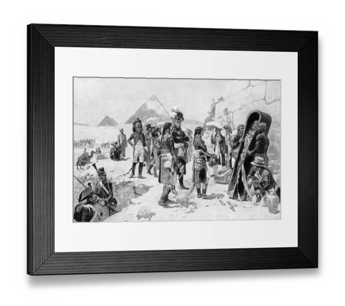 Framed Print : Napoleon Bonaparte, campaign in the Orient