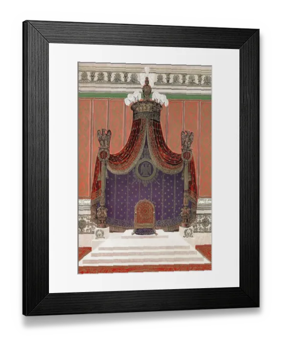 Framed Print : Napoleon's Imperial Throne