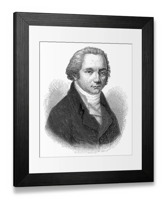 Framed Print : Franz Joseph Gall, 1758 - 1828 Framed Print : Franz Joseph Gall, 1758 - 1828