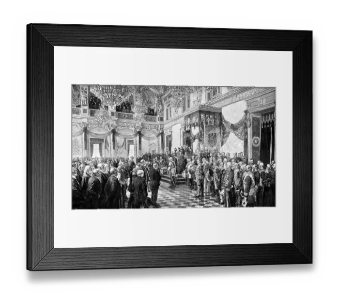 Framed Print : The opening of the German Reichstag
