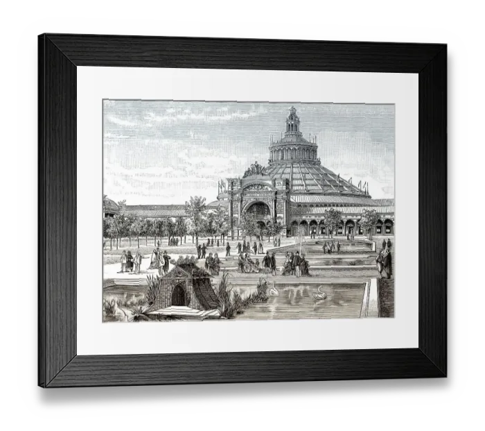 Framed Print : The Rotunde in Vienna, Austria
