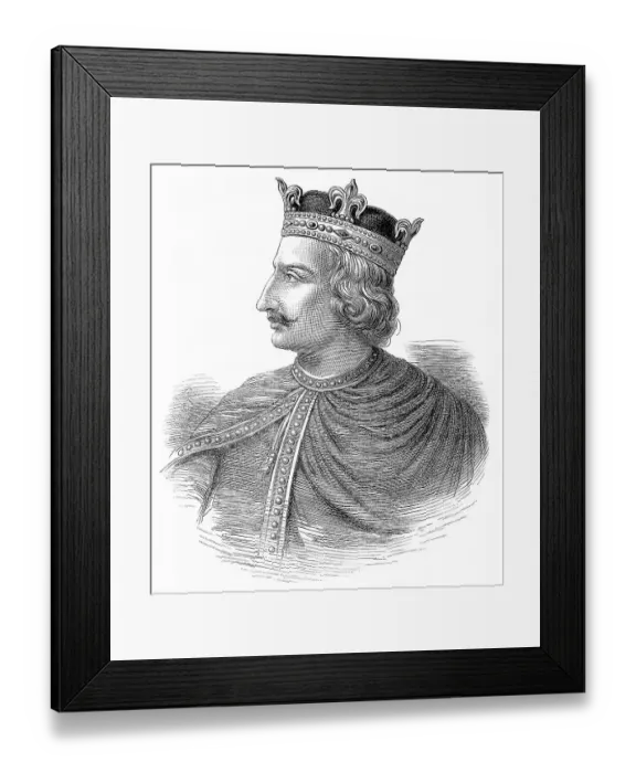 Framed Print : Henry I or Henry Beauclerc, c. 1068 - 1135