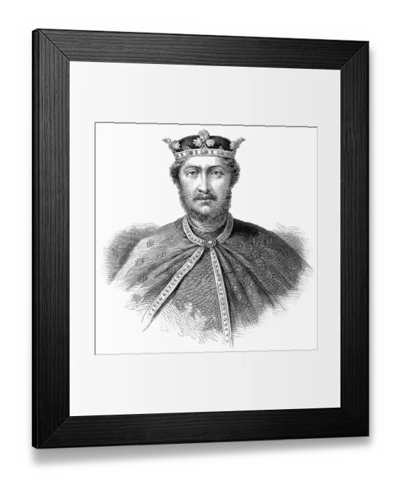 Framed Print : Richard I or Richard the Lionheart