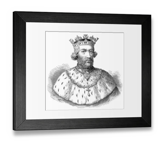 Framed Print : Edward II or Edward of Caernarfon