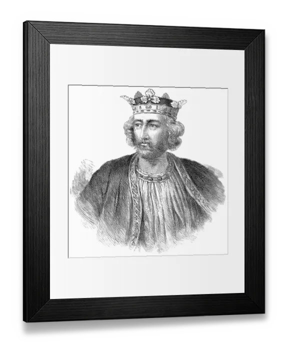 Framed Print : Edward I or Edward Longshanks and the Hammer of the Scots