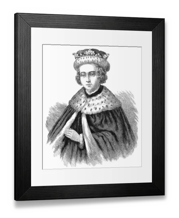 Framed Print : Edward V, 1470 - 1483, King of England, Eduard V Framed Print : Edward V, 1470 - 1483, King of England, Eduard V