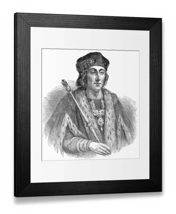 Framed Print : Henry VII, 1457 - 1509, King of England and Lord of Ireland