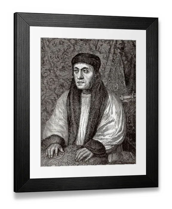 Framed Print : William Warham, c. 1450 - 1532 Framed Print : William Warham, c. 1450 - 1532