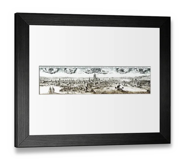 Framed Print : Panoramic view Frankfurt, Main Framed Print : Panoramic view Frankfurt, Main