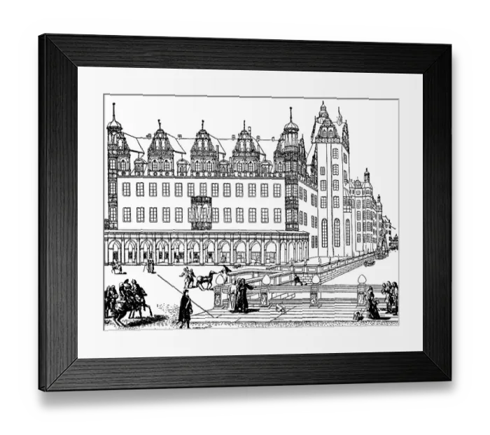 Framed Print : Berlin castle, 17th century, Germany Framed Print : Berlin castle, 17th century, Germany
