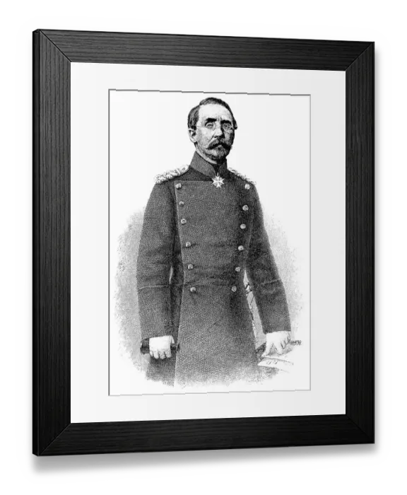 Framed Print : August Karl Friedrich Christian von Goeben