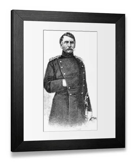 Framed Print : Gustav von Alvensleben I. 1803 - 1872