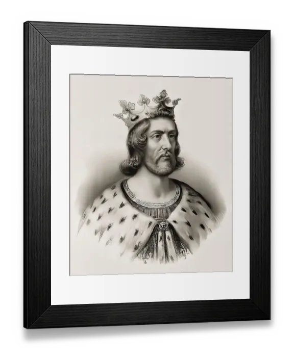 Framed Print : Theuderic I, Thierry I or Theuderich I Framed Print : Theuderic I, Thierry I or Theuderich I