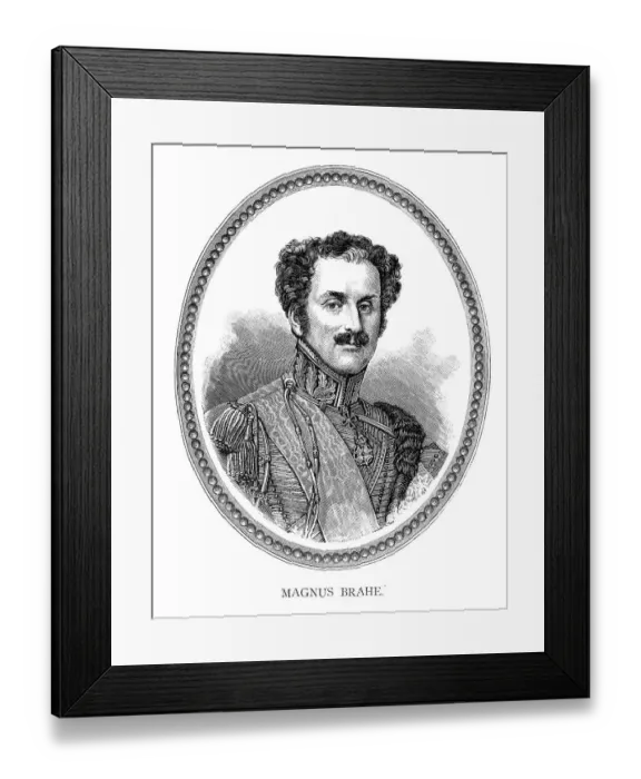 Framed Print : Nils Magnus Brahe (1790) Framed Print : Nils Magnus Brahe (1790)
