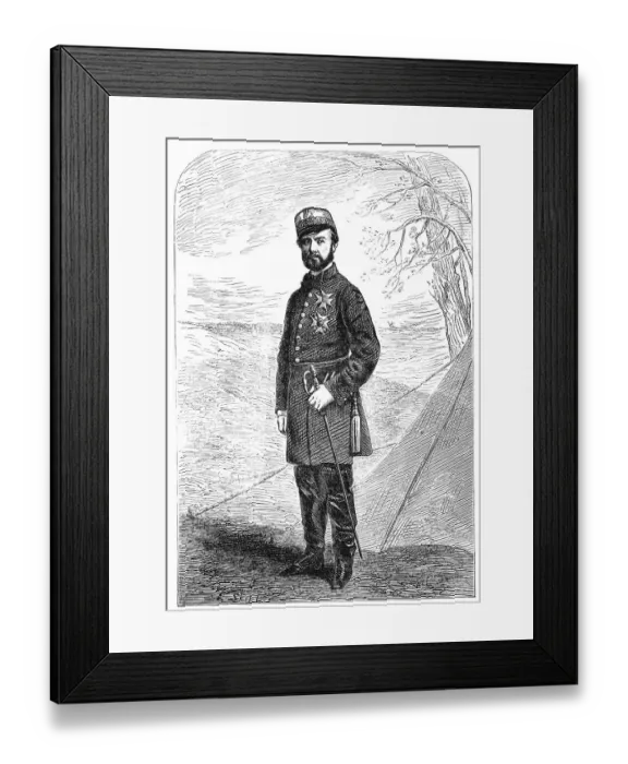 Framed Print : Don Juan or Joan Prim, Marquis of los Castillejos