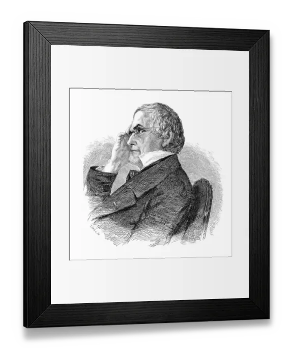 Framed Print : Nils Gustaf Nordenskioeld (1792-1866) was a Finnish mineralogist and a traveller