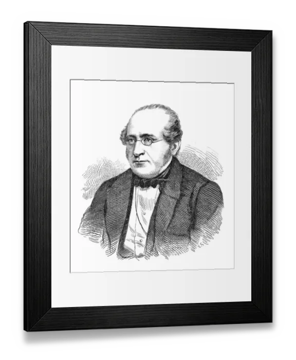 Framed Print : Scholler Parelius Vilhelm Birkedal (1809-1892)