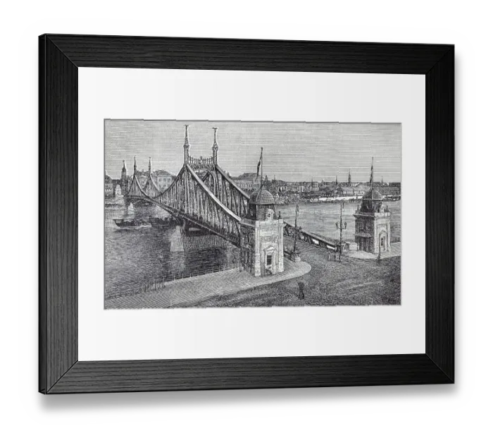 Framed Print : Freedom Bridge, formerly Franz Josef Bridge Framed Print : Freedom Bridge, formerly Franz Josef Bridge